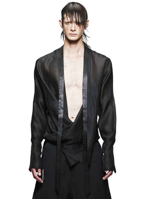 MEN'S DEEP PLUNGE BLOUSE